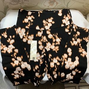 No Boundaries Ankle Leggings Black Pony (Black Brown & White) Size S (4-6) NWT